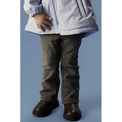 NAME IT MINI bootcut jeans grey denim Grijs Effen