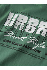 thumbnail: NAME IT KIDS T-shirt met backprint groen