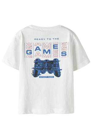 T-shirt met backprint wit