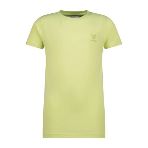 Vingino T-shirt geel Jongens Stretchkatoen Ronde hals Effen - maat 140 afbeelding