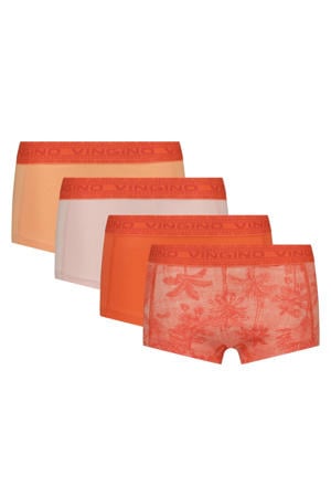 short - oranje (set van 4)