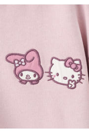 thumbnail: Mango Kids hoodie met backprint roze