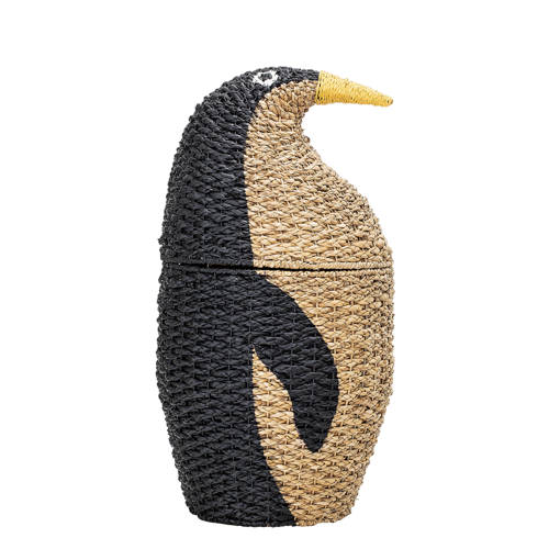 Bloomingville Mini opbergmand Tazia (H 70cm) Zwart afbeelding