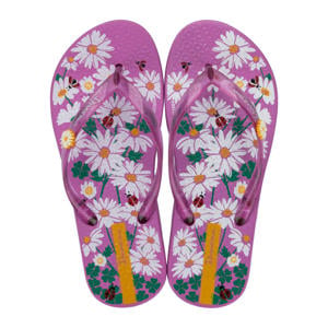 teenslippers paars/meerkleurig