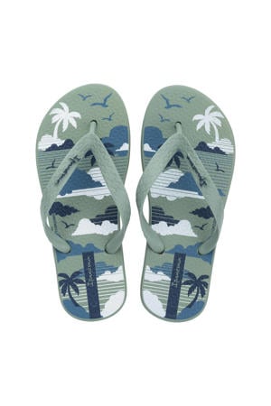 teenslippers groen