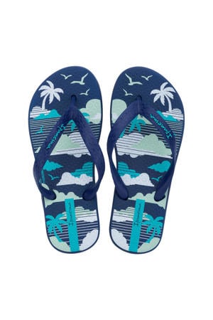 teenslippers donkerblauw