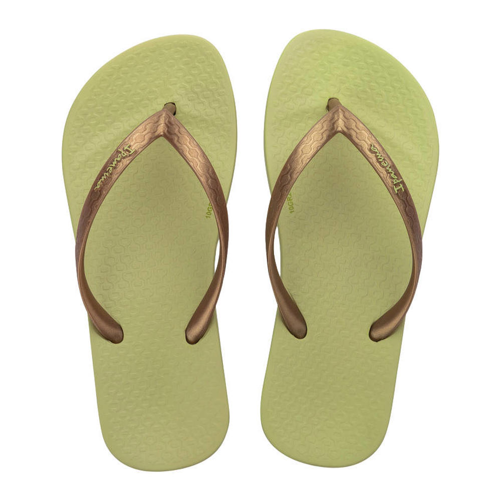 Limegroene meisjes Ipanema Anatomic Color teenslippers van rubber