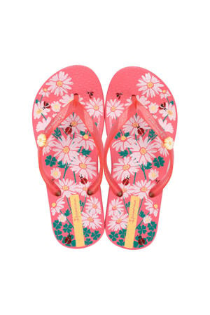 slippers roze/meerkleurig