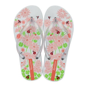 slippers wit/meerkleurig