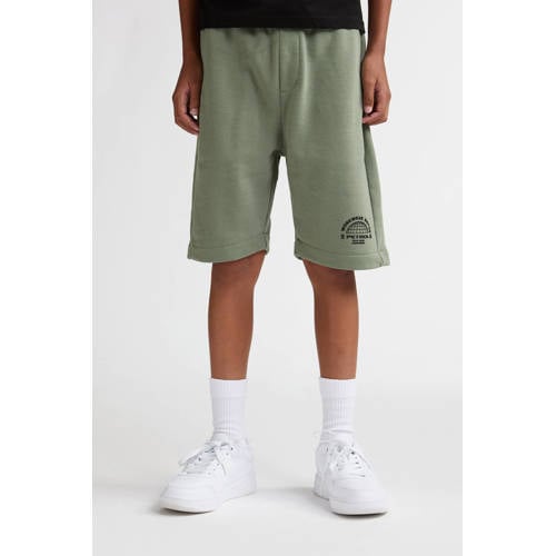 Petrol Industries regular sweatshort groen Korte broek Printopdruk - maat 176 afbeelding