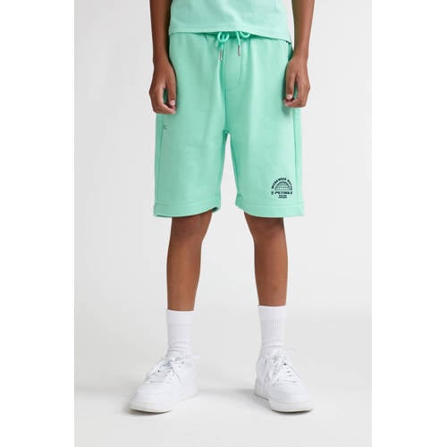 Petrol Industries regular sweatshort groen Korte broek Printopdruk - maat 128 afbeelding