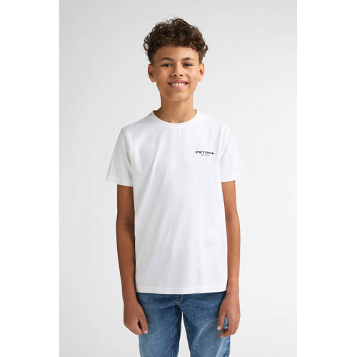 Petrol Industries T-shirt wit Jongens Katoen Ronde hals Logo - maat 152 afbeelding