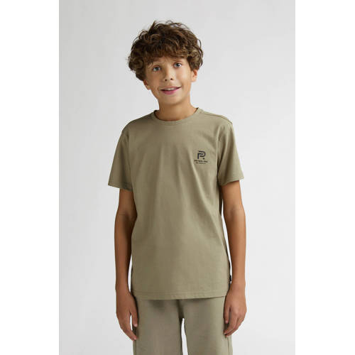 Petrol Industries T-shirt zand Beige Jongens Katoen Ronde hals Effen - maat 164 afbeelding