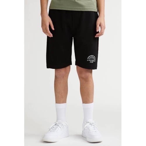 Petrol Industries regular sweatshort zwart Korte broek Printopdruk - maat 116 afbeelding