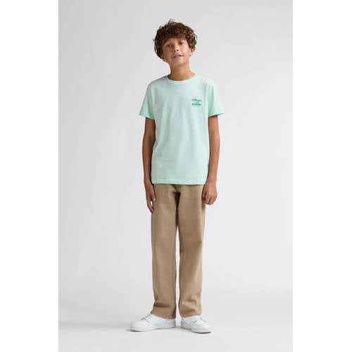 Petrol Industries relaxed casual broek zand Beige Jongens Katoen Effen - maat 116 afbeelding