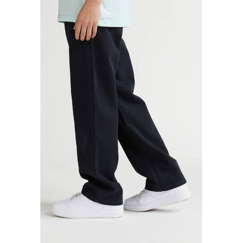 Petrol Industries relaxed casual broek donkerblauw Jongens Katoen Effen - maat 176 afbeelding