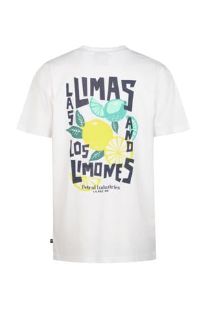 T-shirt met backprint wit