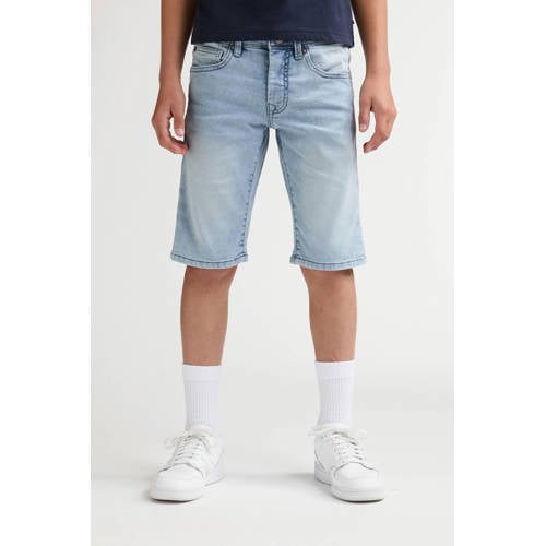 Petrol Industries denim slim short light blue denim Korte broek Blauw Jongens Katoen - maat 128 afbeelding