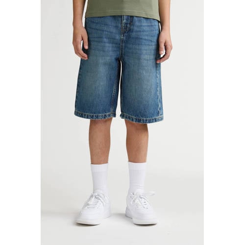 Petrol Industries denim loose short medium blue denim Korte broek Blauw - maat 128 afbeelding