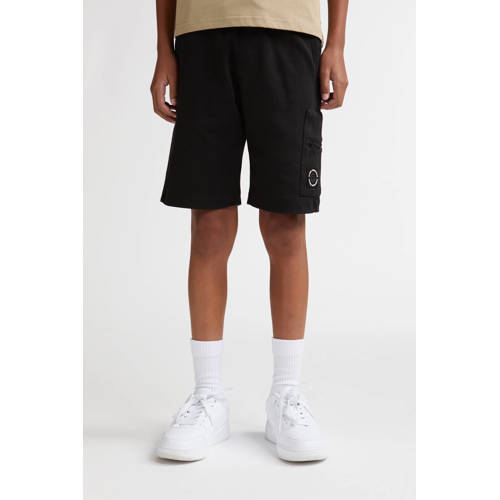 Petrol Industries relaxed sweatshort zwart Korte broek Jongens Katoen Effen - maat 176 afbeelding