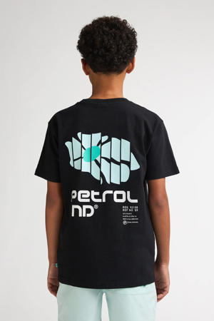 T-shirt met backprint zwart