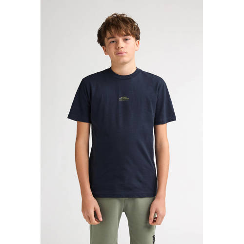Petrol Industries T-shirt donkerblauw Jongens Katoen Ronde hals Tekst - maat 128 afbeelding