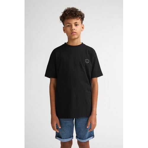 Petrol Industries T-shirt met backprint zwart Jongens Katoen Ronde hals - maat 176 afbeelding