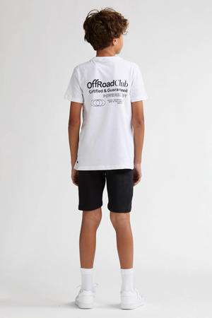T-shirt met backprint wit