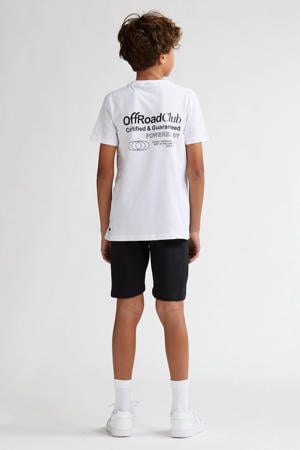T-shirt met backprint wit