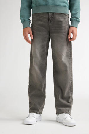loose fit jeans grey denim