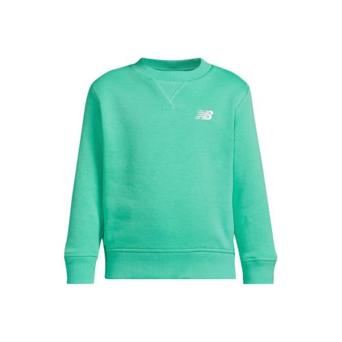 New Balance sweater groen Effen - maat 104 | Sweater van New Balance afbeelding
