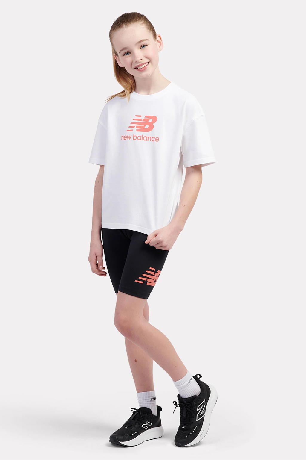 New Balance sportset wit/zwart
