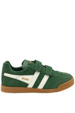 Harrier Strap suède sneakers groen/wit