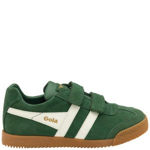 Harrier Strap suède sneakers groen/wit
