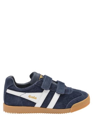 Harrier Strap suède sneakers donkerblauw/wit