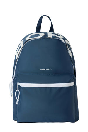 rugzak met logo blauw