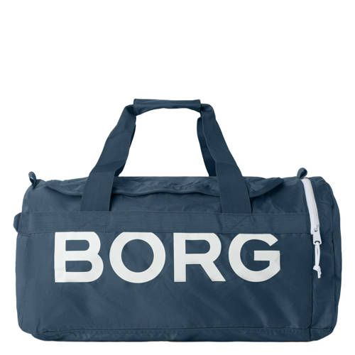 Björn Borg sporttas met logo blauw Effen | Sporttas van Björn Borg afbeelding