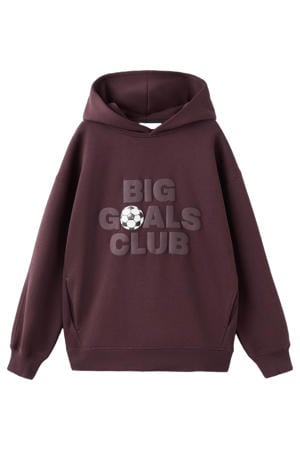 hoodie donkerrood