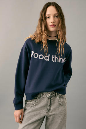 sweater marineblauw