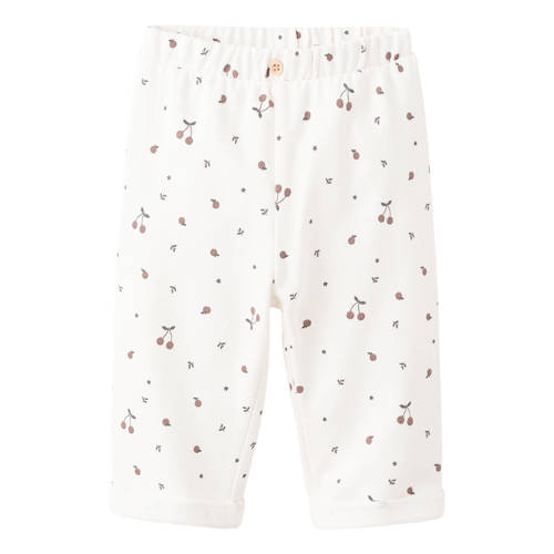 Mango Kids babybroek wit Meisjes Katoen All over print - maat 68 afbeelding
