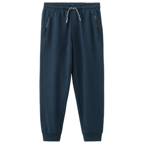 Mango Kids casual broek marineblauw Jongens Sweat Effen - maat 164 afbeelding