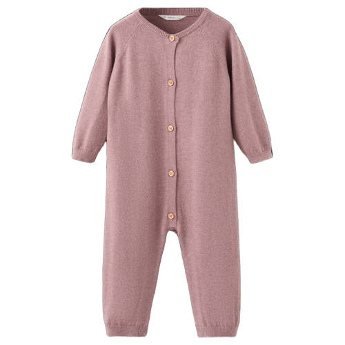 Mango Kids roze Boxpak Meisjes Katoen Ronde hals Effen - maat 74 afbeelding