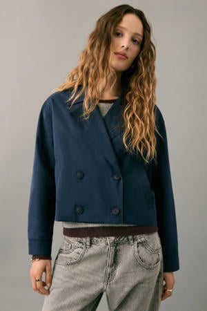 trenchcoat blauw