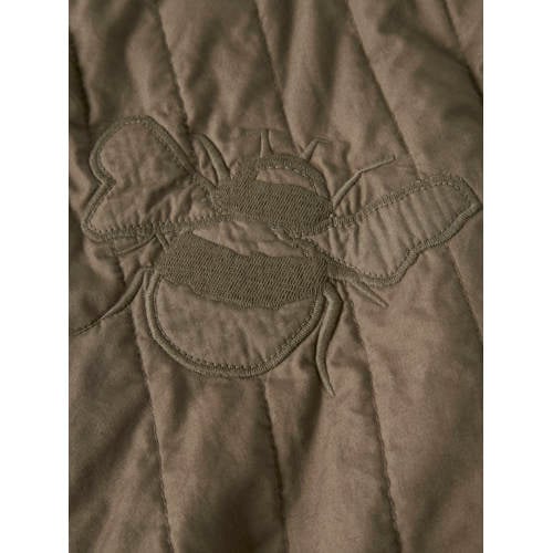 LIL' ATELIER BABY bomberjack bruin Jas Jongens Katoen Ronde hals Effen