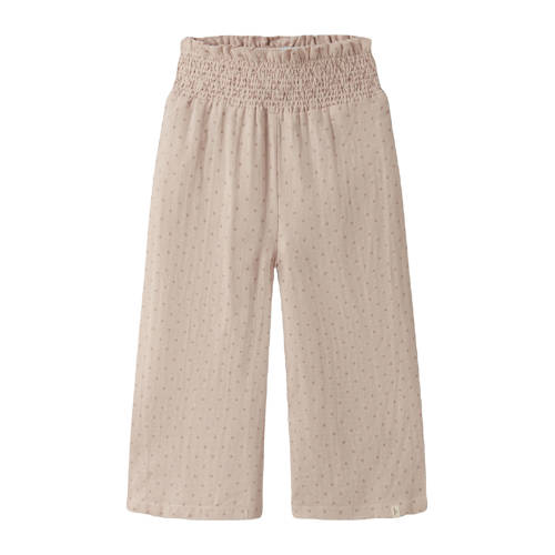 LIL' ATELIER MINI wide leg babybroek lichtroze Meisjes Katoen All over print - maat 104 afbeelding