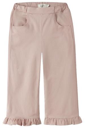 wide leg casual broek roze