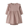 LIL' ATELIER BABY korte jurk ajour oudroze