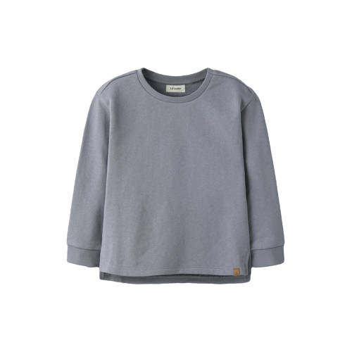 LIL' ATELIER MINI sweater blauw Jongens Katoen Ronde hals Effen - maat 116 afbeelding