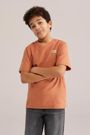 T-shirt donker oranje