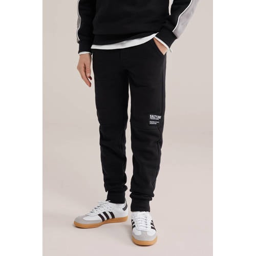 Salty Dog regular casual broek zwart Jongens Sweat Effen - maat 122 afbeelding